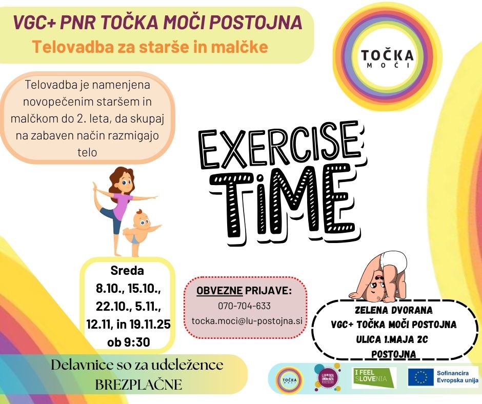 telovadba za starše in malčke
